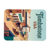 Magnet Flexible Tombstone USA (Horizontal)