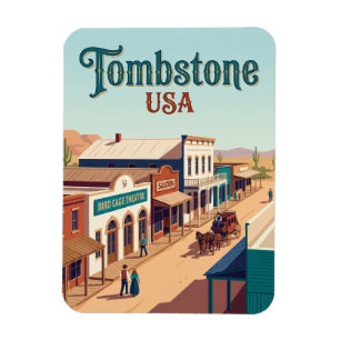 Magnet Flexible Tombstone USA