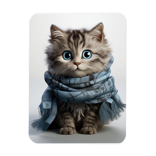 Magnet Flexible Tommy, le Tabby Cat le plus souple (Vertical)