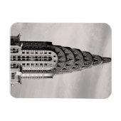 Magnet Flexible Top of the Chrysler Building NYC - B&W (Horizontal)