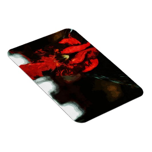 Magnet Flexible Top Rooster Abstrait (Côté Droit)