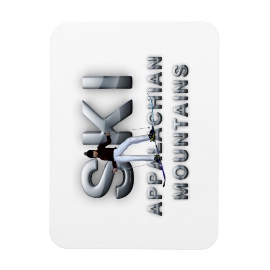 Magnet Flexible TOP Ski Appalachian (Vertical)