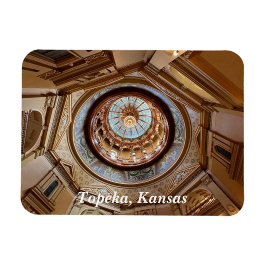 Magnet Flexible Topeka State Capitol dome (Horizontal)