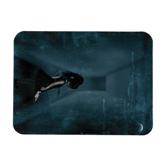 Magnet Flexible Tormentée Gothique (Horizontal)