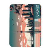 Magnet Flexible Toronto Ontario Panorama View Cityscape (Vertical)