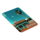 Magnet Flexible Torrevieja en Orange et Turquoise (Côté Droit)