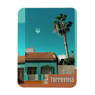 Magnet Flexible Torrevieja en Orange et Turquoise