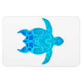Magnet Flexible Tortue bleue (Horizontal)