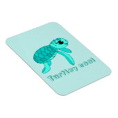 Magnet Flexible Tortue de mer cool Turtley (Côté Droit)