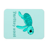 Magnet Flexible Tortue de mer cool Turtley (Horizontal)