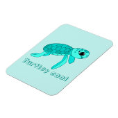 Magnet Flexible Tortue de mer cool Turtley (Côté Gauche)
