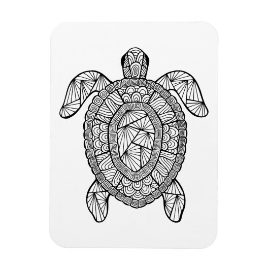 Magnet Flexible Tortue inspirée (Vertical)