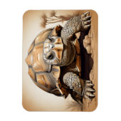 Magnet Flexible Tortue noire africaine (Vertical)