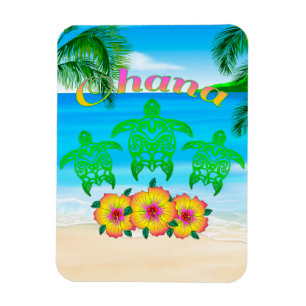 Magnet Flexible Tortues de mer Honu hawaïen