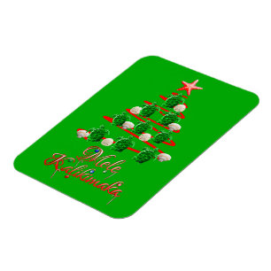 Magnet Flexible Tortues de mer Mele Kalikimaka