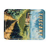 Magnet Flexible Toscane vintage Italie (Horizontal)
