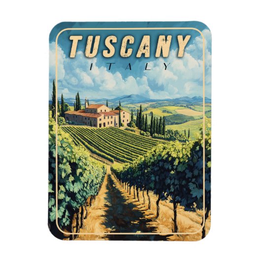 Magnet Flexible Toscane vintage Italie (Vertical)