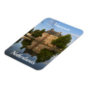 Magnet Flexible Tôt le matin, Château de Cannenburg, Pays-Bas (Côté Gauche)