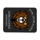 Magnet Flexible Total Solaire Eclipse Custom Espagne 2026 (Horizontal)