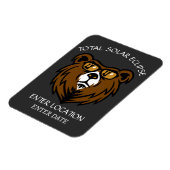 Magnet Flexible Total Solaire Eclipse Custom Espagne 2026 (Côté Gauche)