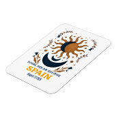 Magnet Flexible Total Solaire Eclipse Espagne Août 2026 (Côté Gauche)