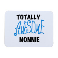 Totalement génial Nonnie Blue Text Tshirts et cade