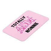 Magnet Flexible Totalement génial Nonnie Pink Tshirts et cadeaux (Côté Gauche)
