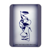 Magnet Flexible Totem de serpent (Vertical)