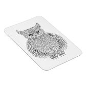 Magnet Flexible Totem d'oiseaux de hibou inspiré (Côté Droit)