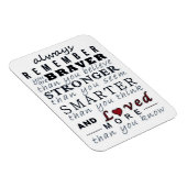 Magnet Flexible Toujours se souvenir (Côté Droit)