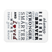 Magnet Flexible Toujours se souvenir (Horizontal)