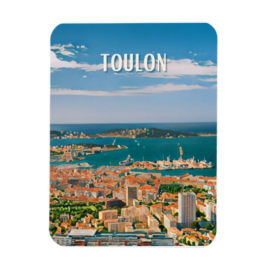 Magnet Flexible Toulon Photo Vintage (Vertical)