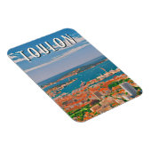 Magnet Flexible Toulon Photo Vintage (Côté Droit)