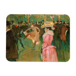 Magnet Flexible Toulouse-Lautrec - At the Rouge, The Dance