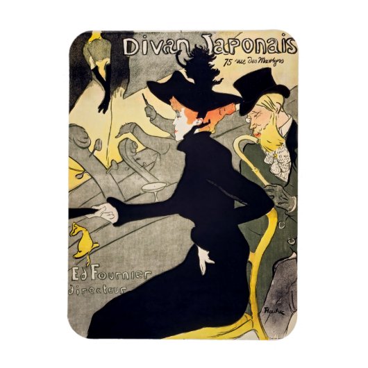 Magnet Flexible Toulouse-Lautrec - Divan Japonais (Vertical)