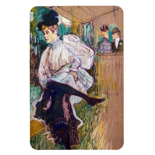 Magnet Flexible Toulouse-Lautrec - Jane Avril Dancing (Vertical)