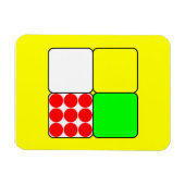 Magnet Flexible Tour de France Jerseys 3 Jaunes (Horizontal)