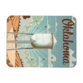 Magnet Flexible Tour de l'eau de l'Oklahoma (Horizontal)