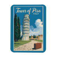 Tour de Pise Italie Voyage Art Vintage