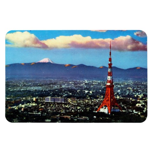 Magnet Flexible Tour de Tokyo et Mont Fuji (1960) (Horizontal)