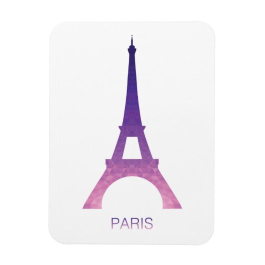 Magnet Flexible Tour Eiffel Abstraite (Vertical)