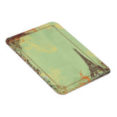 Magnet Flexible Tour Eiffel en vert (Côté Droit)