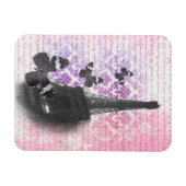 Magnet Flexible Tour Eiffel & papillons (Horizontal)