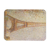 Magnet Flexible Tour Eiffel par Georges Seurat (Horizontal)