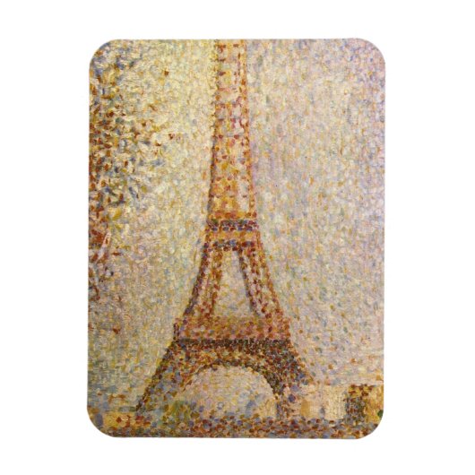 Magnet Flexible Tour Eiffel par Georges Seurat, beaux-arts (Vertical)