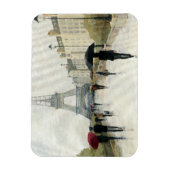 Magnet Flexible Tour Eiffel | Paris sous la pluie (Vertical)