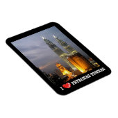 Magnet Flexible Tour Petronas - Kuala Lumpur - Malaisie - I Love (Côté Droit)