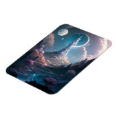 Magnet Flexible Tour Whimsical Paysage Imaginaire Art (Côté Gauche)