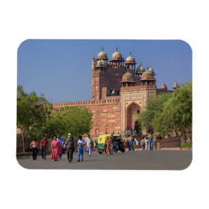 Magnet Flexible Touristes devant Fatehpur Sikri, en