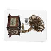 Magnet Flexible Tourne-disque dessin animé (Horizontal)